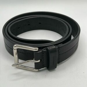 Shinola Detroit black leather belt, size 42